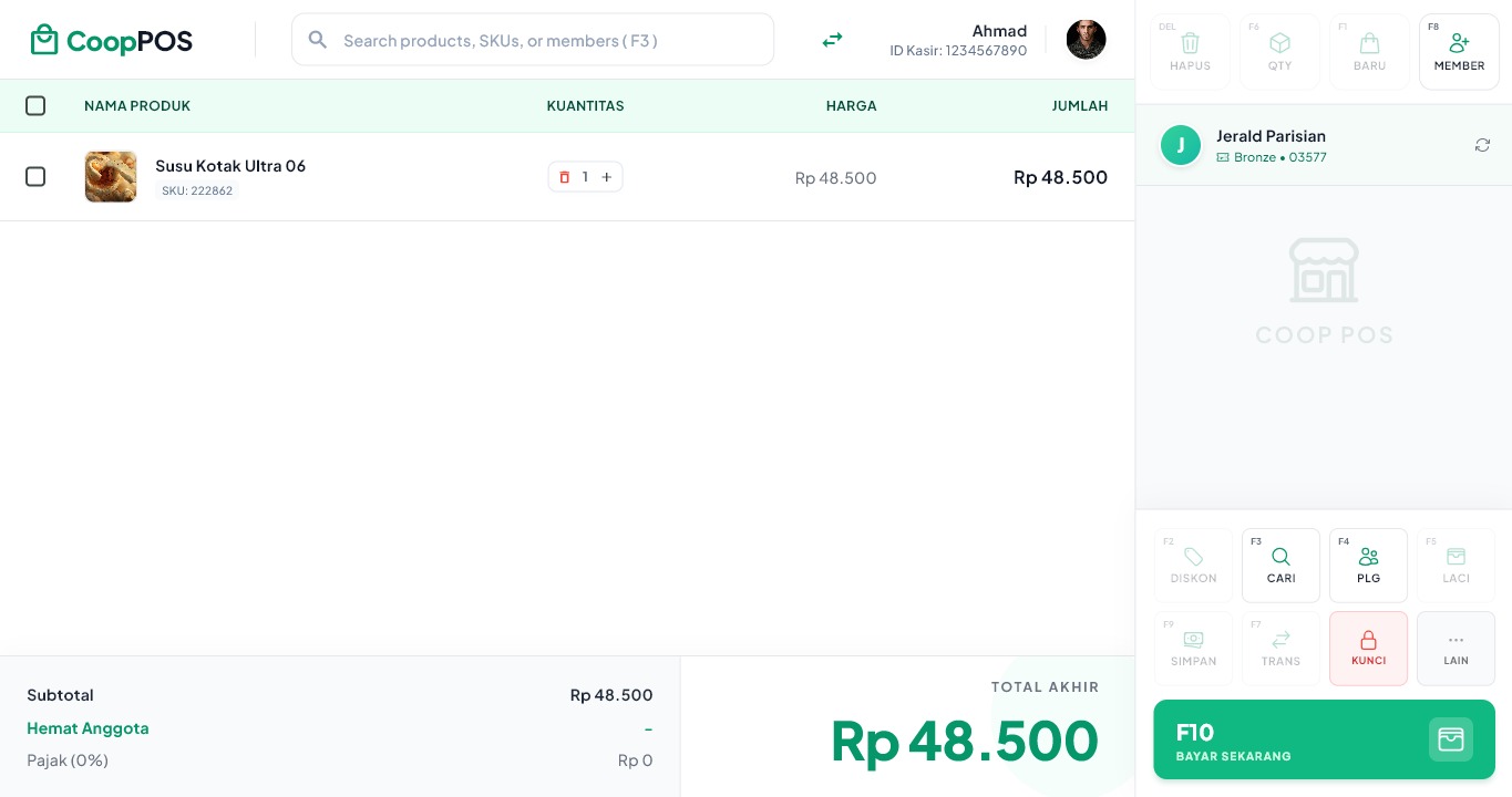 Cashier - Desktop App